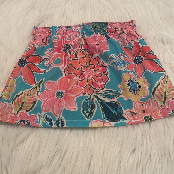 J. Bailey Girls Ocean Floral Print Skort - Picture 3 of 7